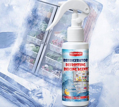 🧊Fast-Acting Defrosting Spray for Fridge & Freezer | Prevents Re-Freezing, with Spatula🏠