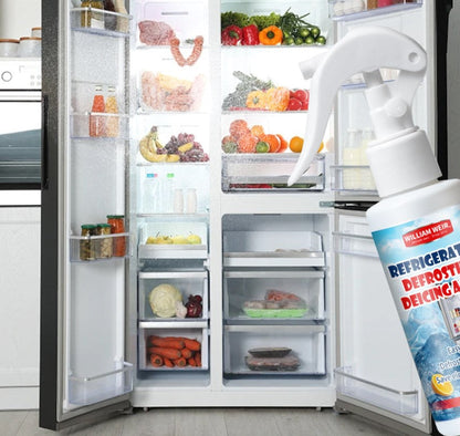 🧊Fast-Acting Defrosting Spray for Fridge & Freezer | Prevents Re-Freezing, with Spatula🏠