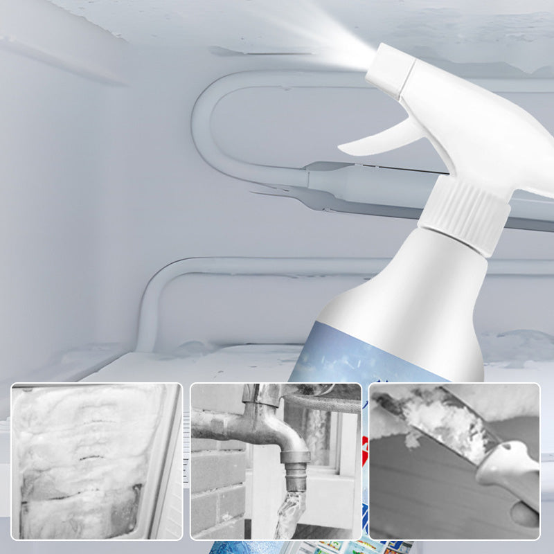 🧊Fast-Acting Defrosting Spray for Fridge & Freezer | Prevents Re-Freezing, with Spatula🏠