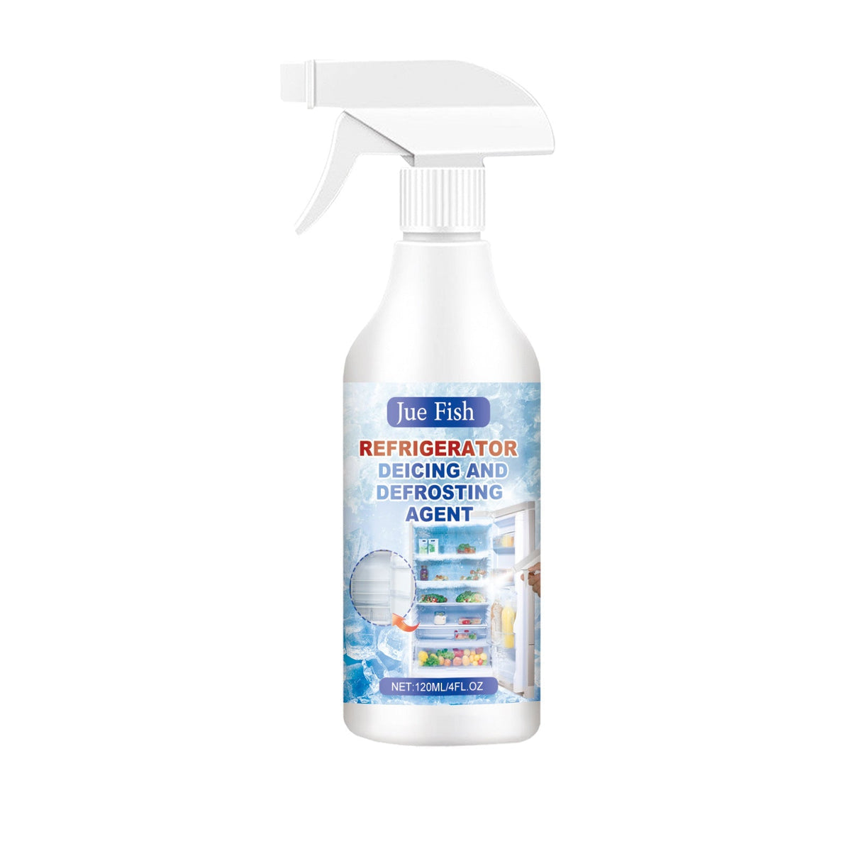 🧊Fast-Acting Defrosting Spray for Fridge & Freezer | Prevents Re-Freezing, with Spatula🏠
