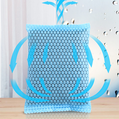 Hanging Activated Charcoal Moisture & Odor Absorber Bag | Chemical-Free Reusable for Closets, Drawers & Car