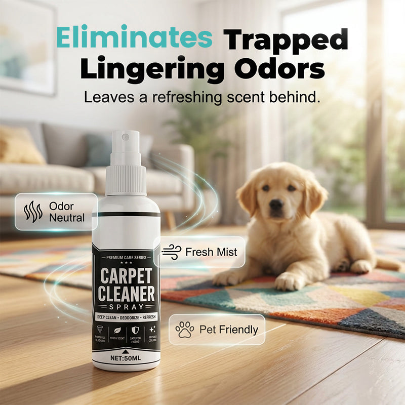 Carpet Cleaner Spray with Stain Remover & Odor Eliminator | Micro-Foam Fabric Safe for Pet Stains