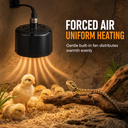 Smart Thermostat Chick Brooder Heater | Adjustable Height & Temperature for Poultry & Ducklings