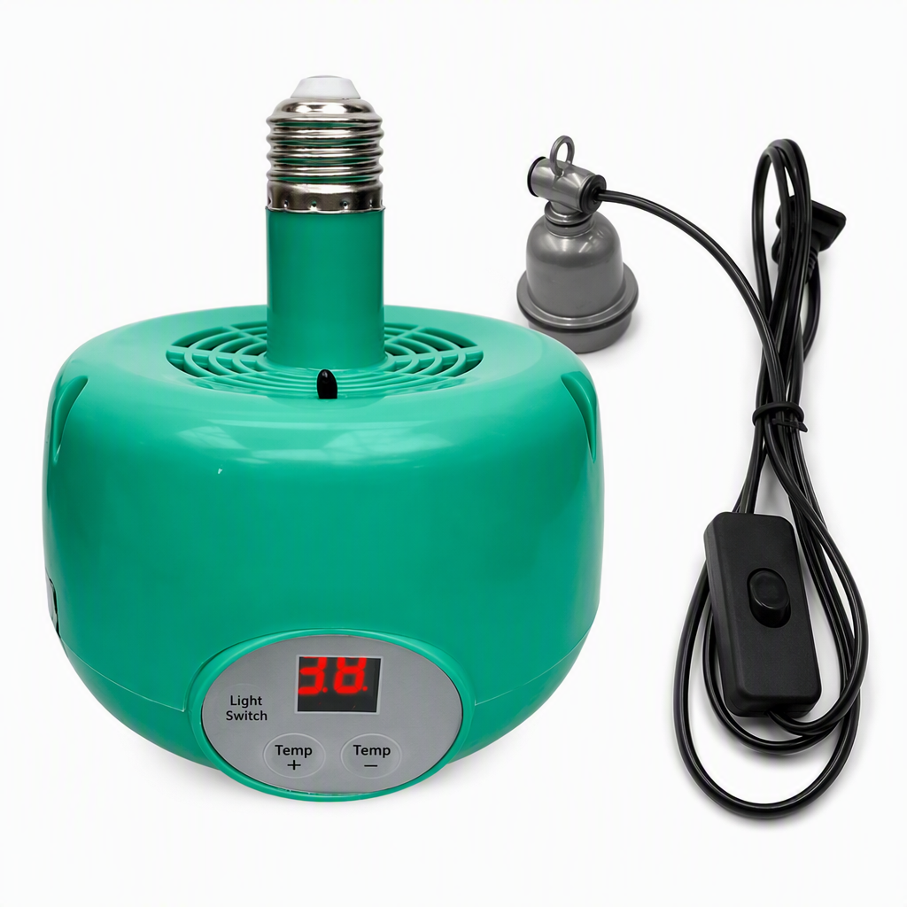 Smart Thermostat Chick Brooder Heater | Adjustable Height & Temperature for Poultry & Ducklings