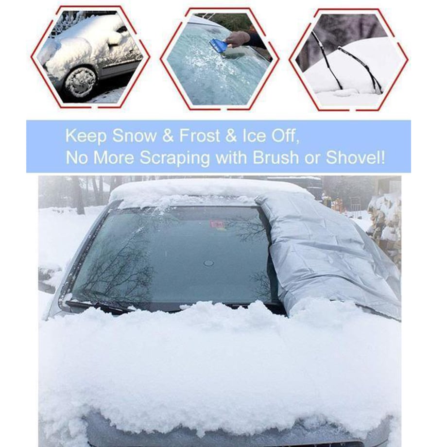 🔥Magnetic Windshield Snow Cover for Ice & Frost | All-Season Sunshade for Cars, SUVs & Trucks