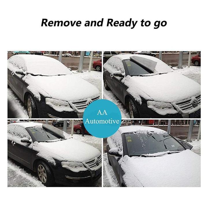 🔥Magnetic Windshield Snow Cover for Ice & Frost | All-Season Sunshade for Cars, SUVs & Trucks
