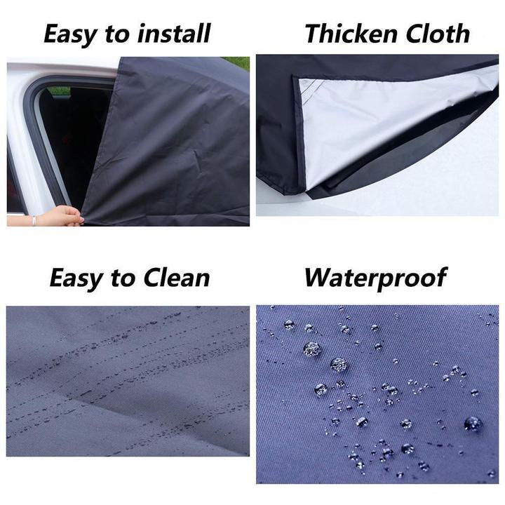 🔥Magnetic Windshield Snow Cover for Ice & Frost | All-Season Sunshade for Cars, SUVs & Trucks