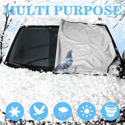 🔥Magnetic Windshield Snow Cover for Ice & Frost | All-Season Sunshade for Cars, SUVs & Trucks
