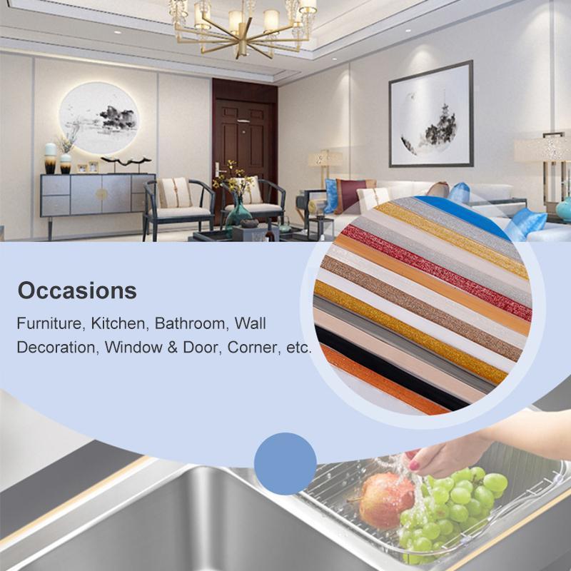 ✨✨Ceramic Tile Mildewproof Gap Tape | Self-Adhesive Waterproof Caulk Strip for Kitchen & Bathroom💧