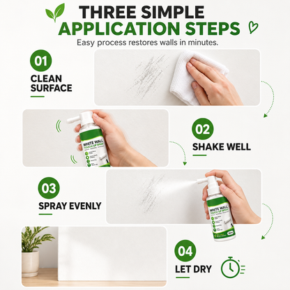 🛠️🏠White Wall Repair Spray Paint | Fast-Drying Touch-Up for Covers Stains, No Color Difference✨✨