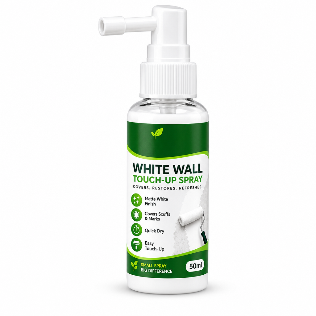 🛠️🏠White Wall Repair Spray Paint | Fast-Drying Touch-Up for Covers Stains, No Color Difference✨✨