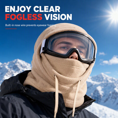Thermal Fleece Ski Balaclava | Windproof & Breathable Full Face Mask for Skiing, Cycling & Motorcycle