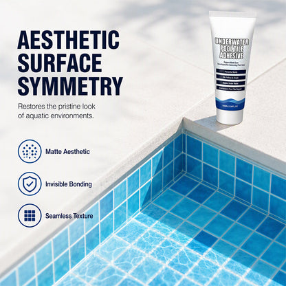 🏊✨Underwater Pool Tile Adhesive | Professional Strength Epoxy Repair for Ceramic, Mosaic, Stone & Fountain