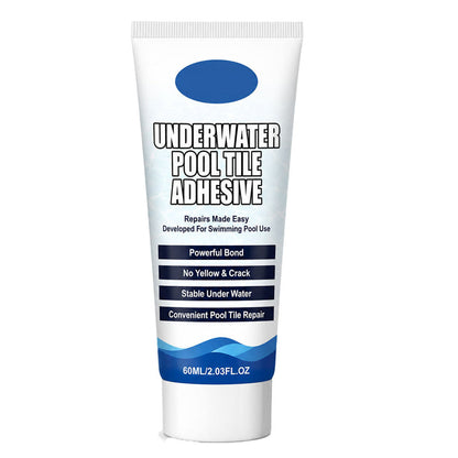 🏊✨Underwater Pool Tile Adhesive | Professional Strength Epoxy Repair for Ceramic, Mosaic, Stone & Fountain