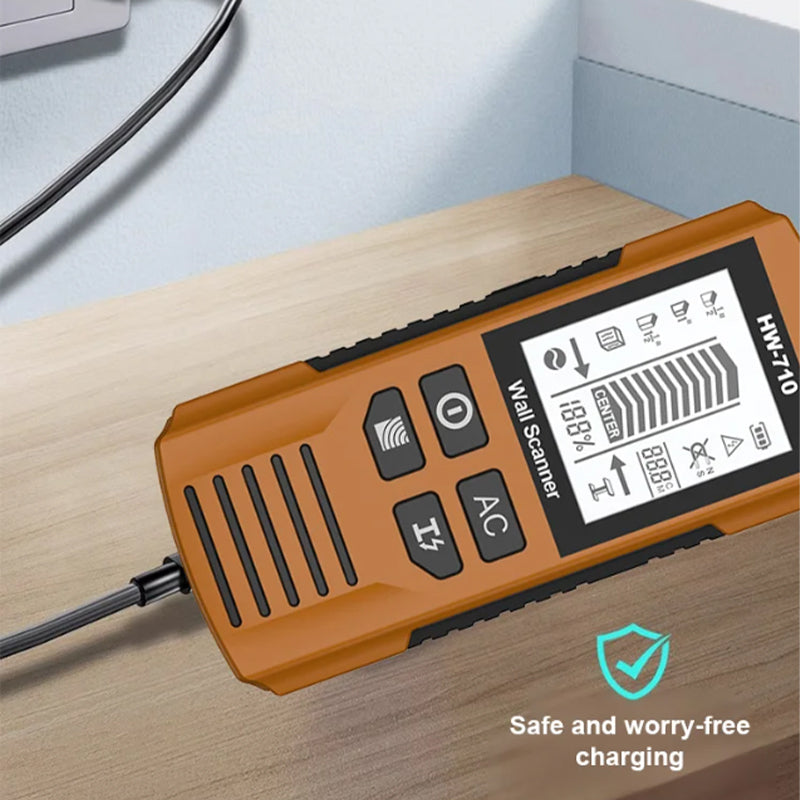 5-in-1 Wall Stud Finder Scanner | LCD Display Metal, Wood & Live Wire Detector for Drilling & Home Renovation