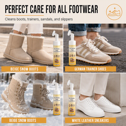 Suede and Nubuck Dry Cleaner and Oil Stain Remover for Shoes and Snow Boots