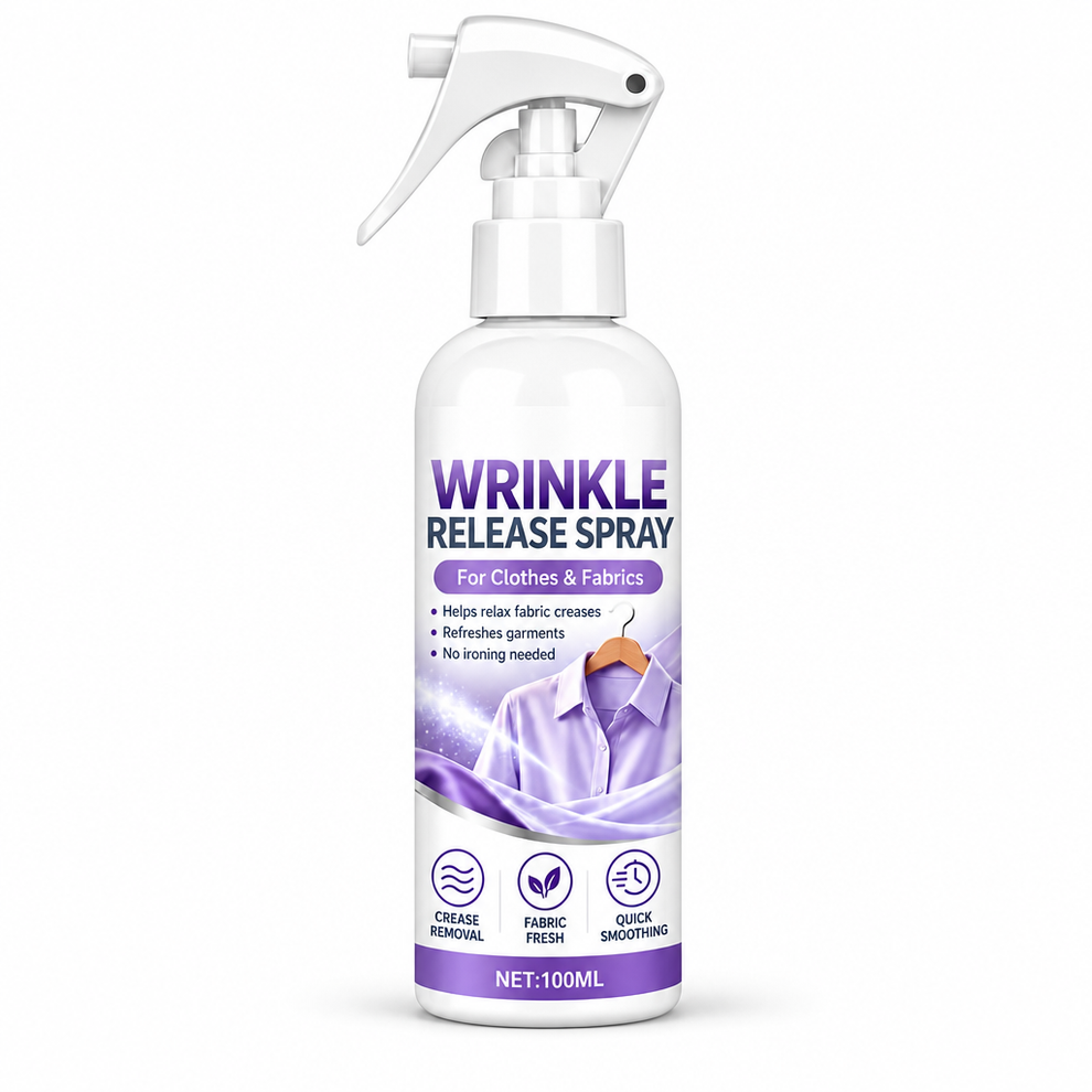 Wrinkle Release Spray | No Iron Wrinkle Remover for Clothes, Travel ...
