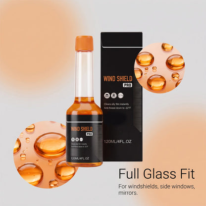 Car Glass Oil Film Remover | Streak-Free Windshield Cleaner for Road Grime, Water Spots & Rainy Night