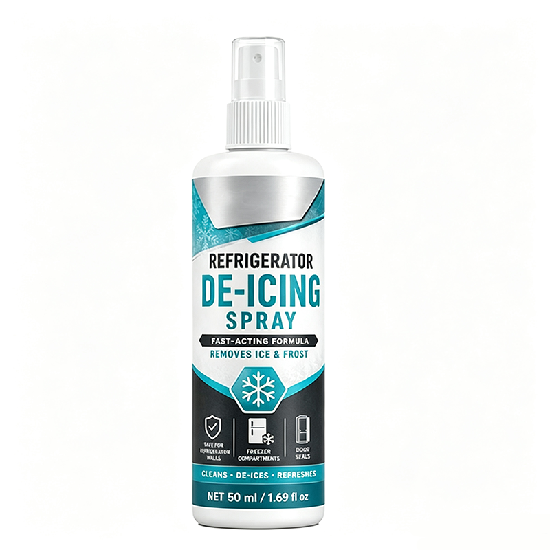 Fast-Acting Refrigerator Defrost Spray | No-Scratch Ice Remover with Free Scraper for Freezers & Deep Fridges