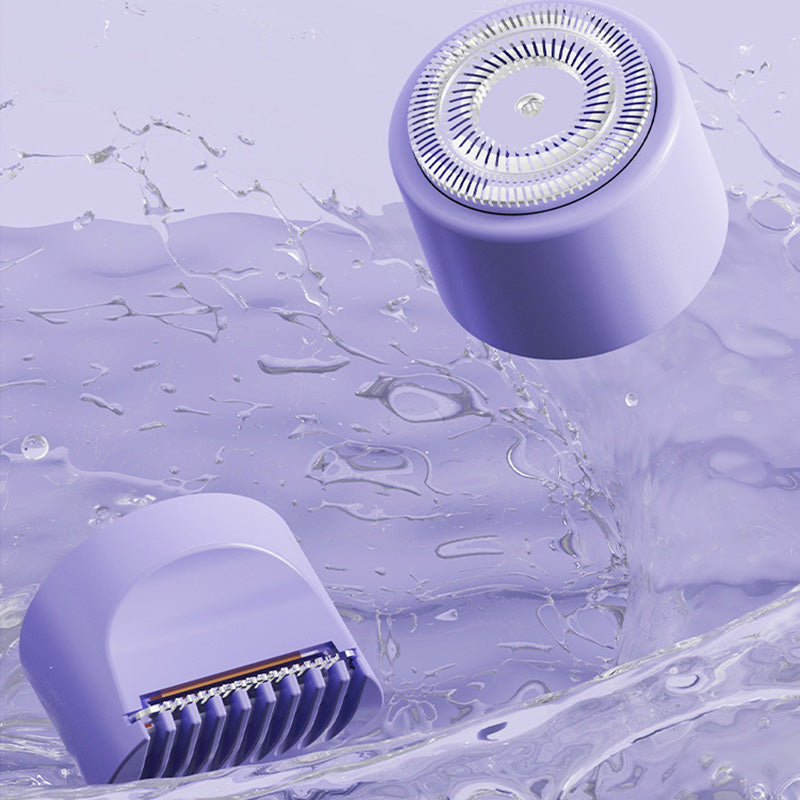 2-in-1 Women's Cordless Electric Razor | Painless Hair Remover for Face, Legs, Armpits & Bikini Line, Rechargeable